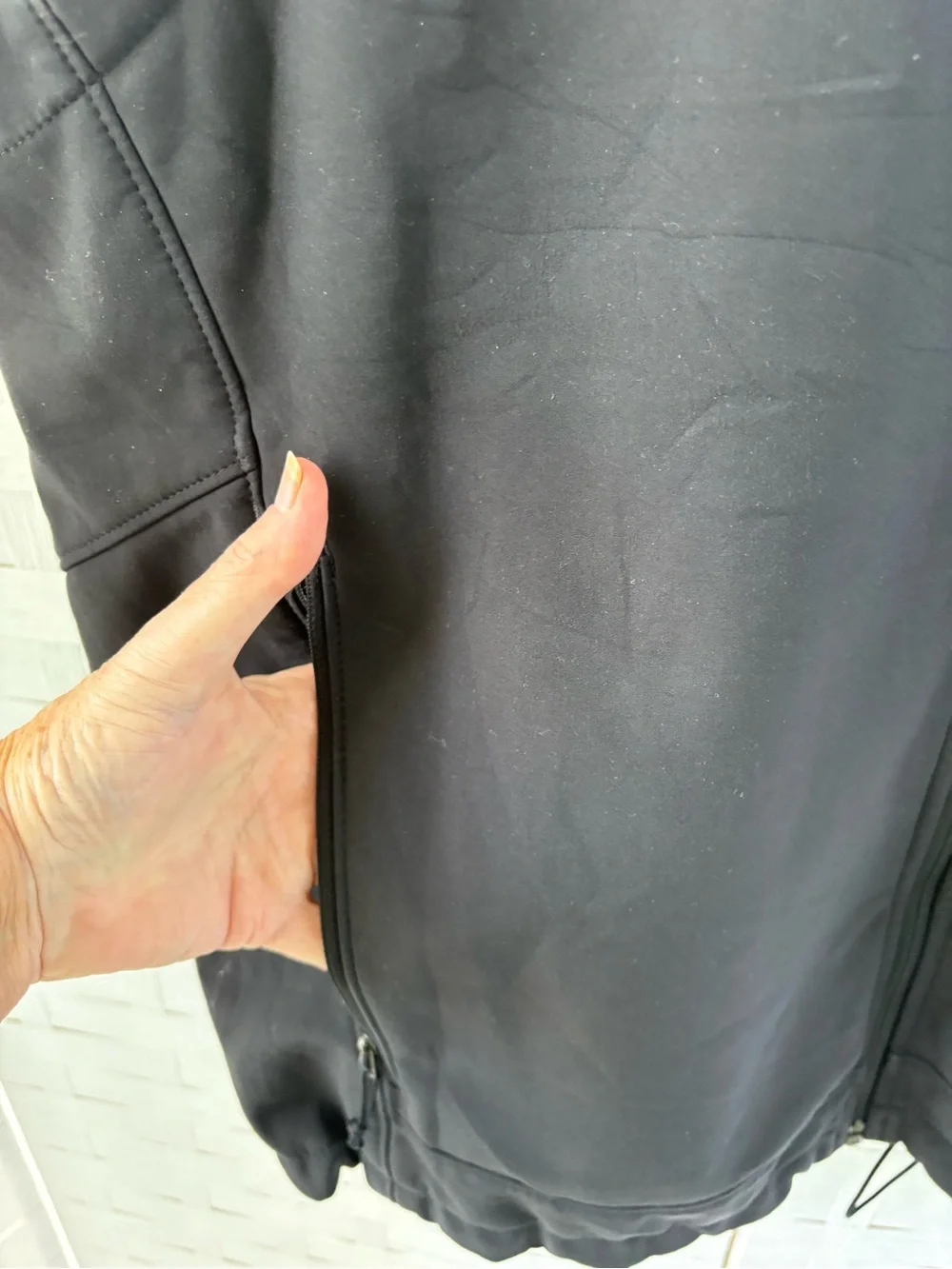 The North Face Men’s XL Black Vest Zippered Pockets Fleece Line Outdoors Utility